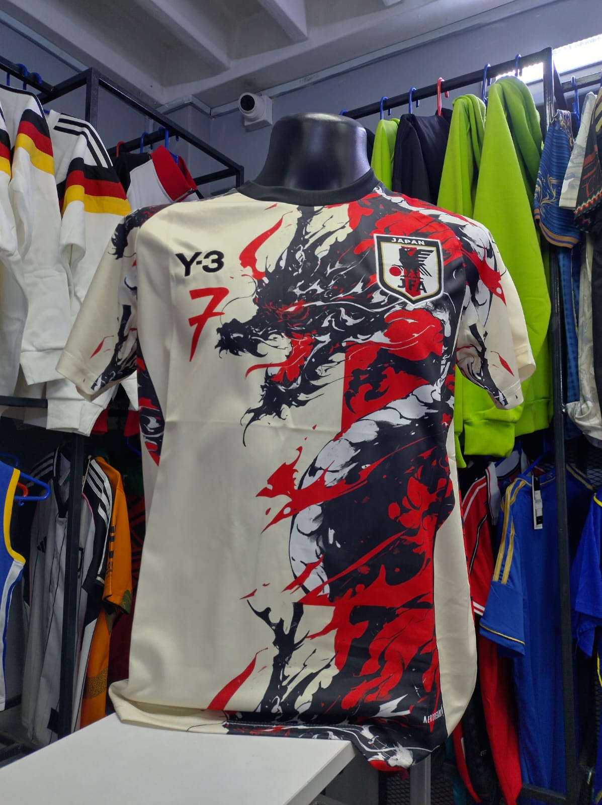 Japan Y-3 Special Edition Dragon Soccer Jersey